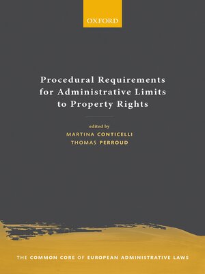 cover image of Procedural Requirements for Administrative Limits to Property Rights